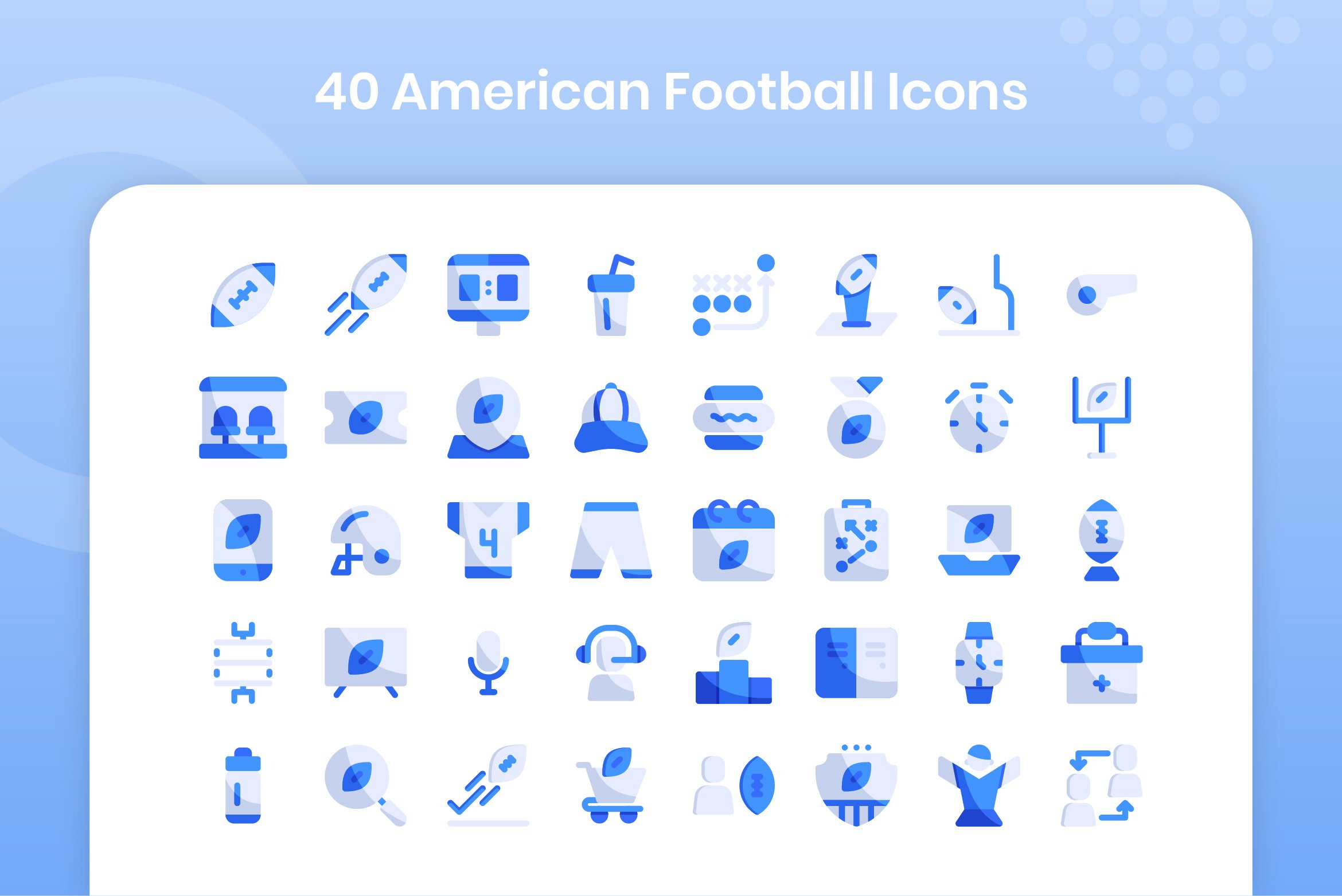 40 American Football - Flat preview image.