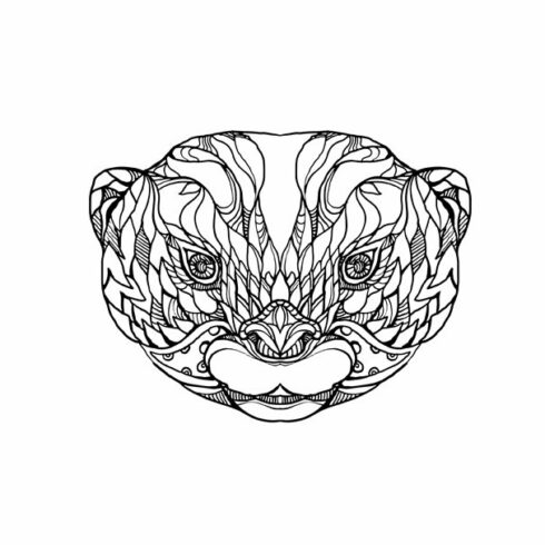 Oriental Small-clawed Otter Doodle A cover image.