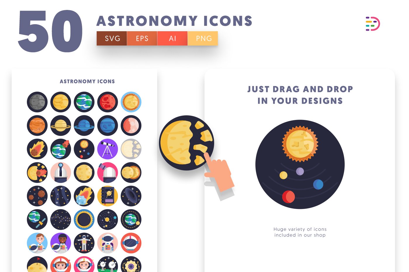 astronomy icons cover 1 733