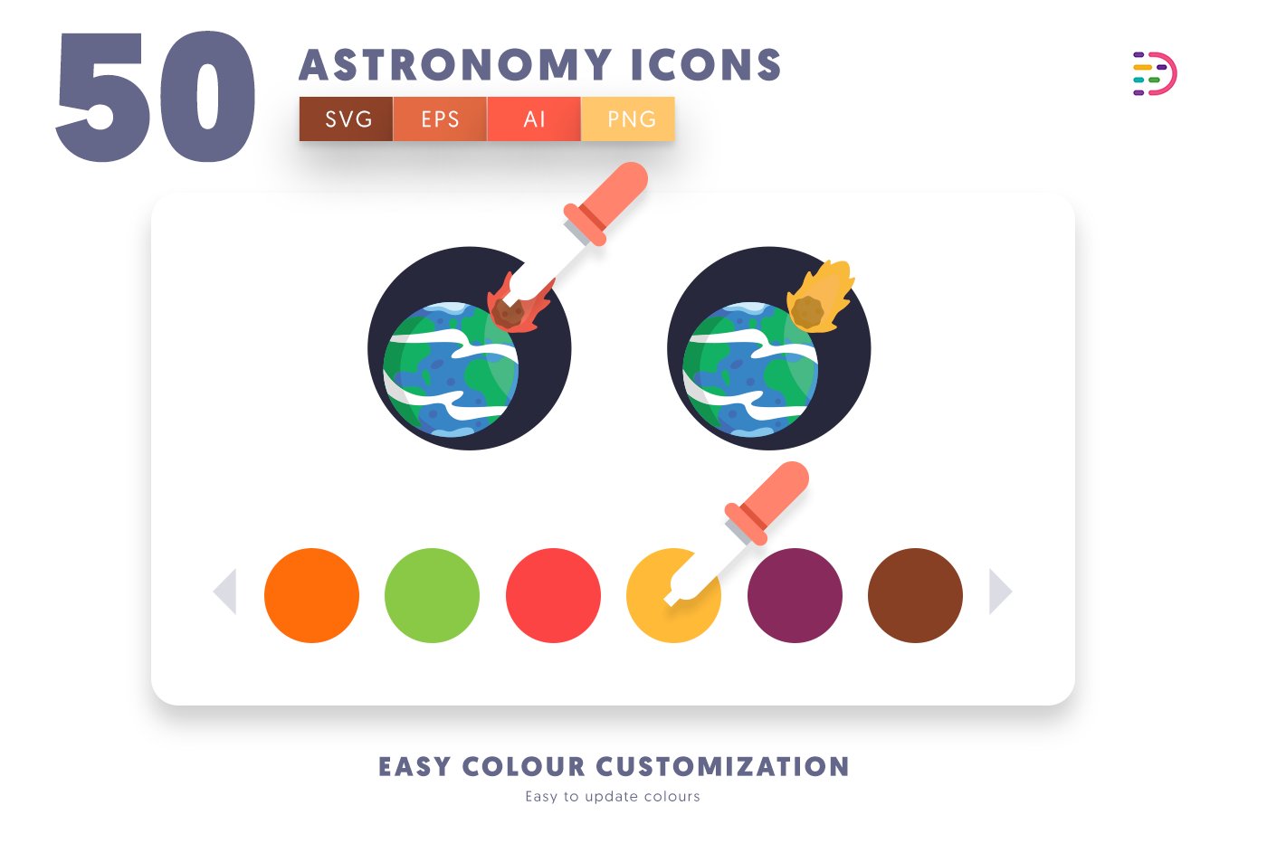 astronomy icons cover 7 268