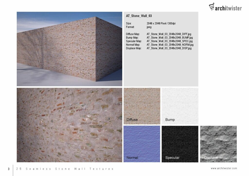 25 Seamless Stone Wall Textures – MasterBundles