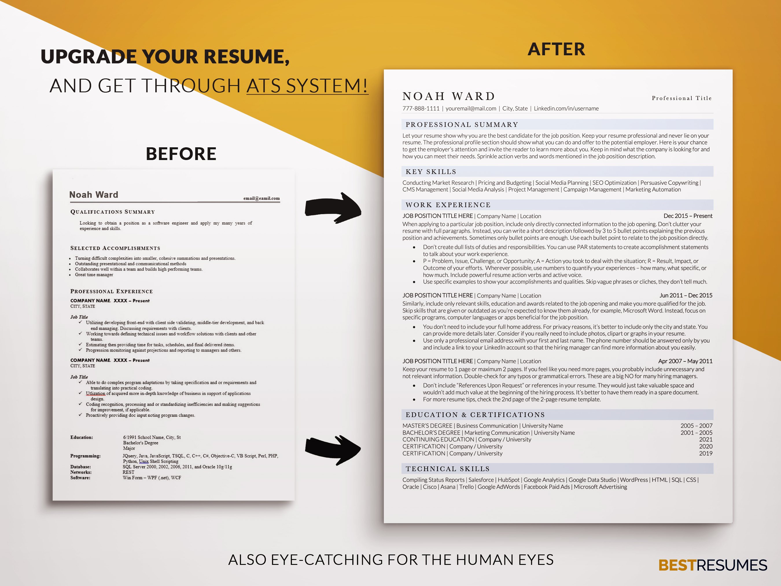 ats friendly resume template for word upgrade your resume noah 81
