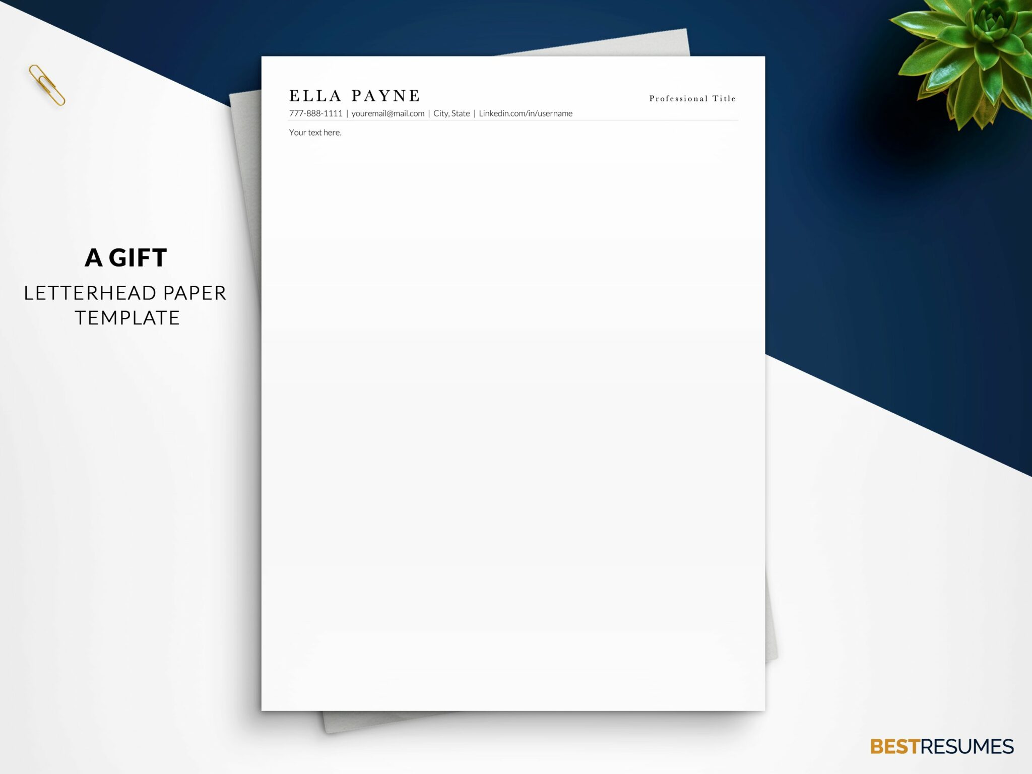 ATS Optimized Resume Template Blue - Ats Optimized Resume Template Letterhead Template Ella Payne 387 2048x1536 