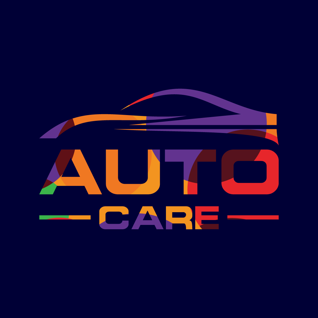 Low poly style logo sign symbol for the automotive business or company Geometric triangle shapes cover image.