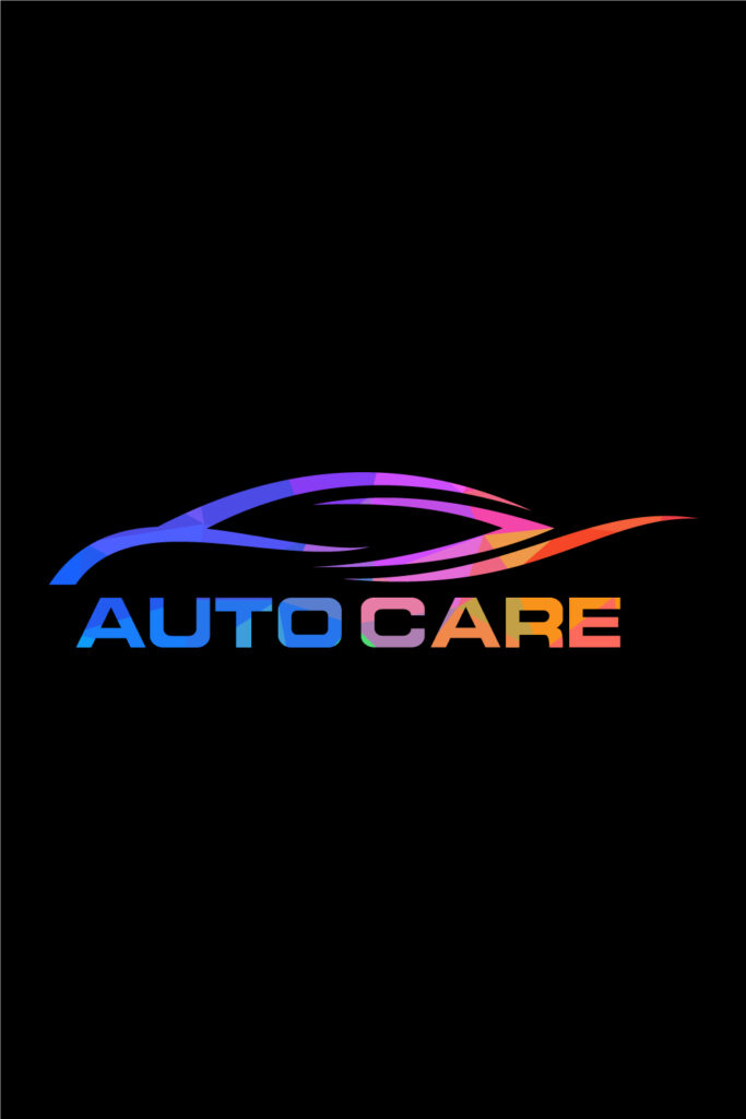 Low poly style logo sign symbol for the automotive business in ...