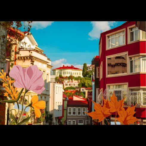 Beautiful Scene of a City in Autumn Season cover image.