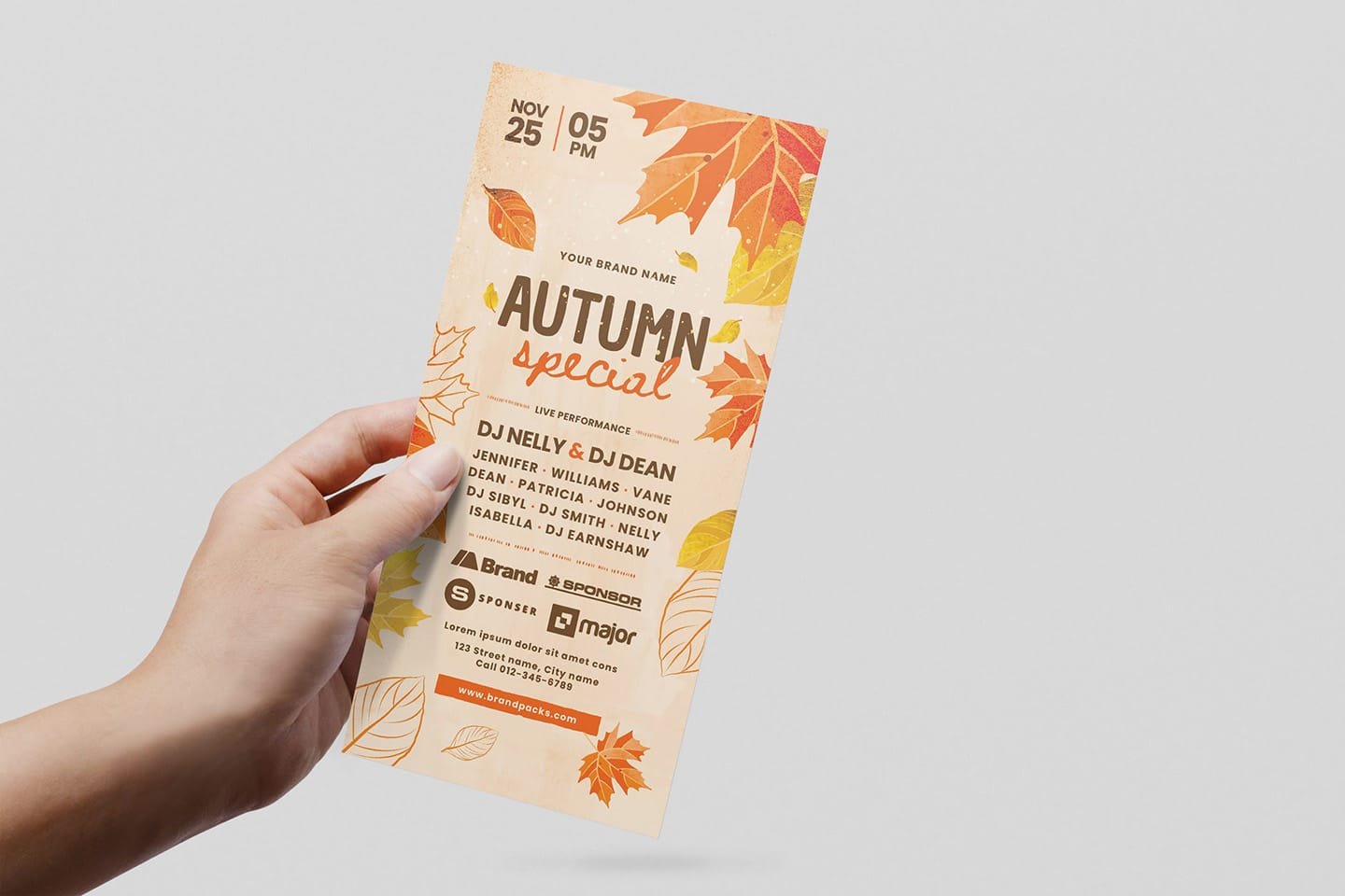 autumn dl card template front 684