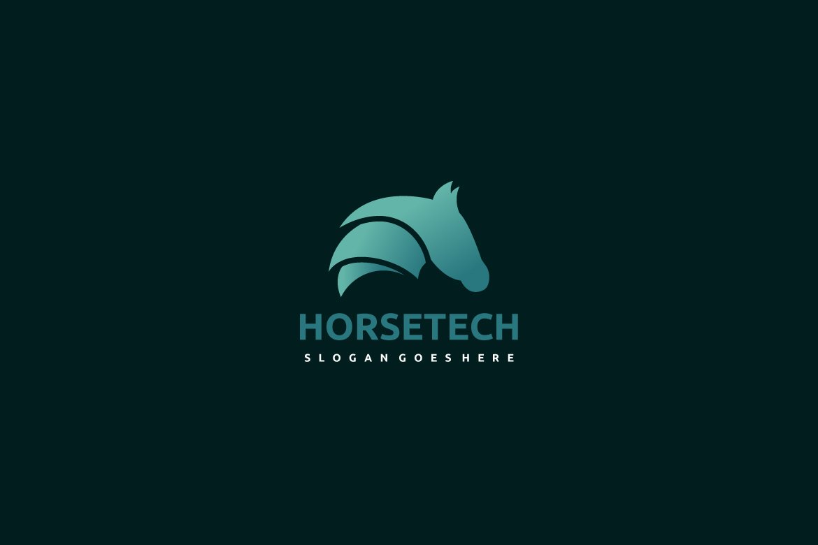 Horse -Modern Logo preview image.