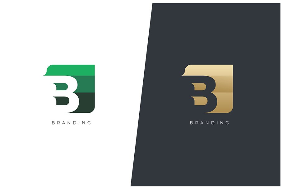 B Letter Monogram Logo Concept cover image.