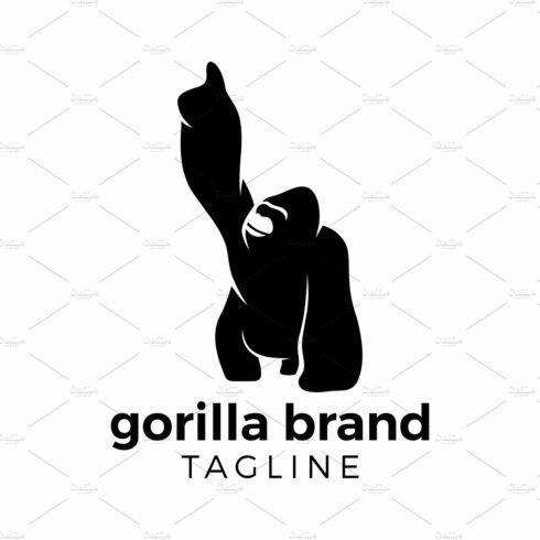 Gorilla logo template cover image.
