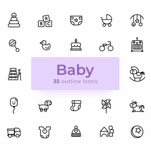 Baby - Icons Pack cover image.