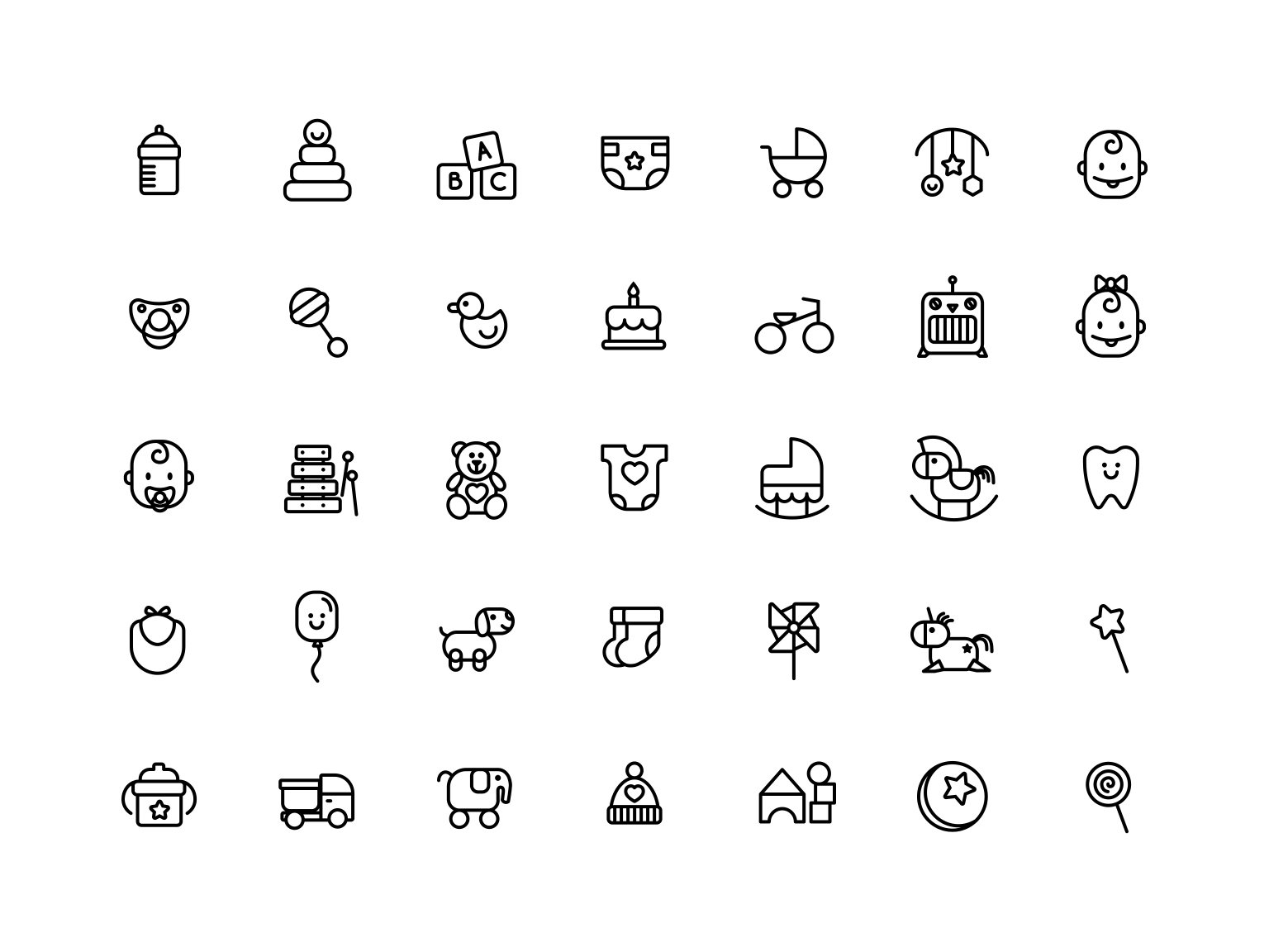 Baby - Icons Pack preview image.