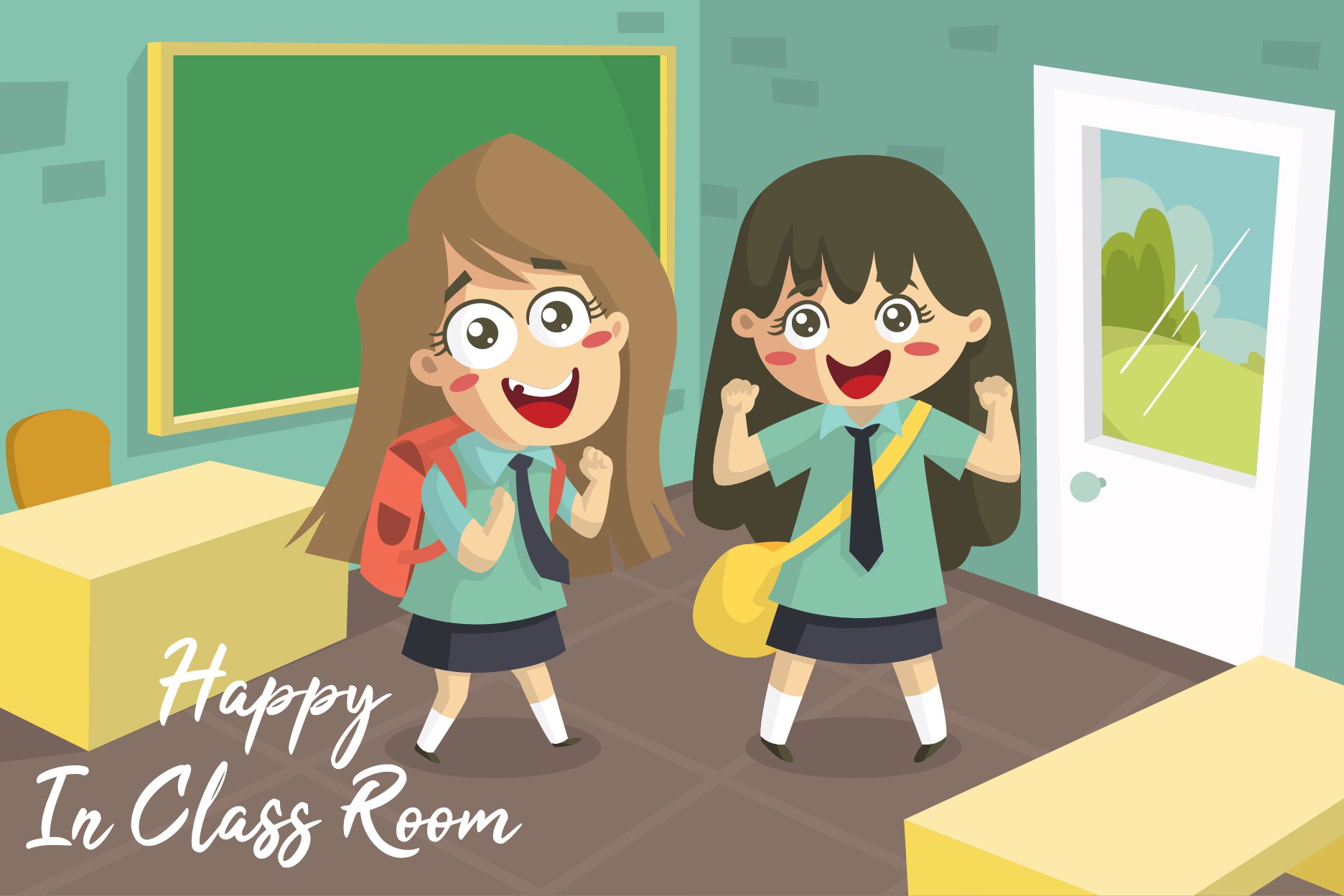 BACK TO SCHOOL - Vector Illustration cover image.