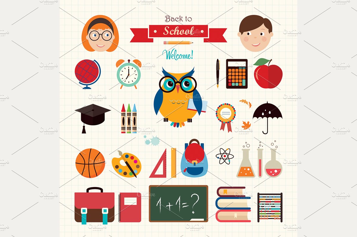 Back to School Pack preview image.