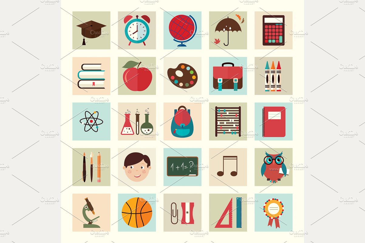 back to school icons 164