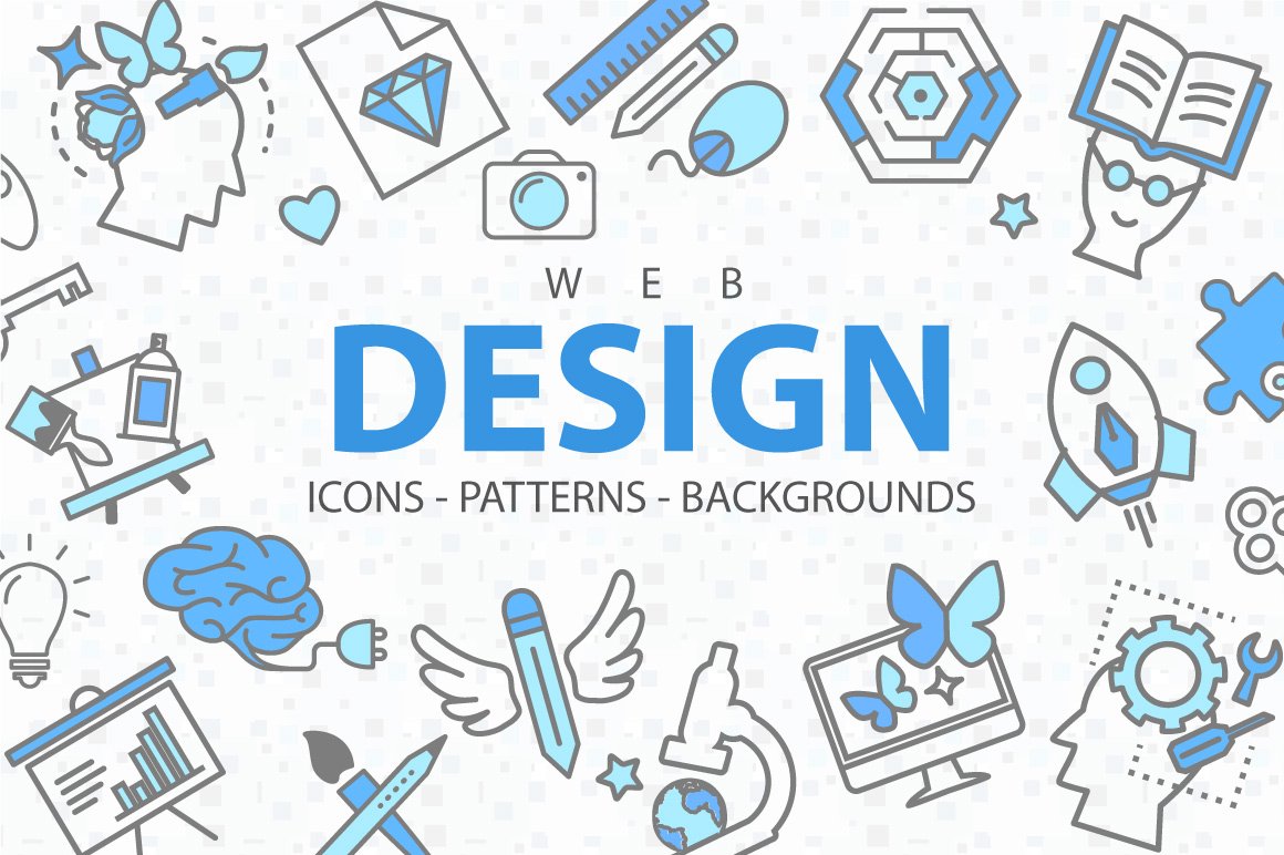 Web Design: Icons, Patterns and More cover image.