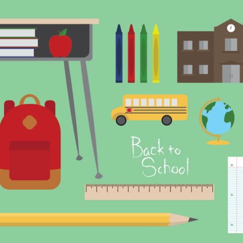 Back to School Vectors cover image.