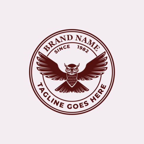 Badges Owl Logo Design cover image.