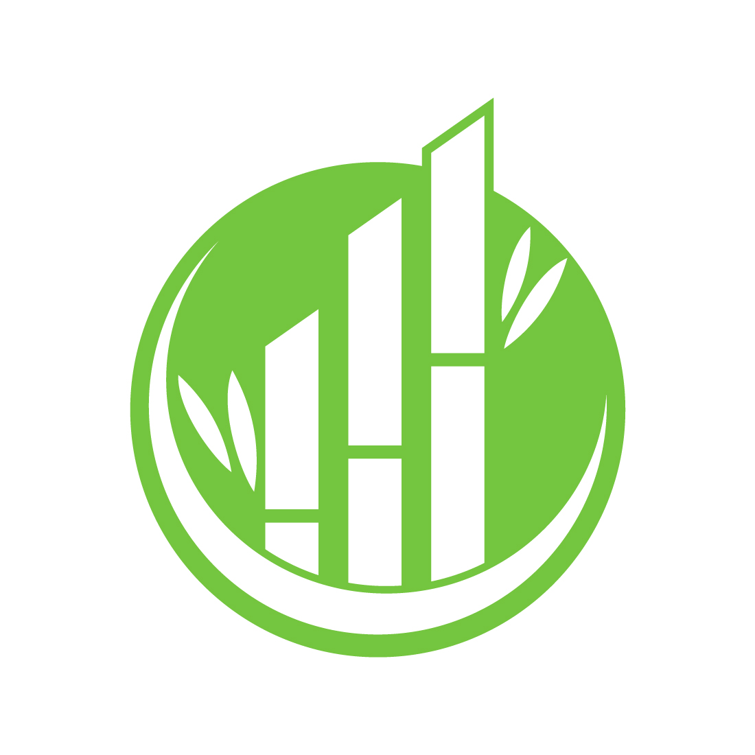 Bamboo Financial logo design, Vector design template preview image.
