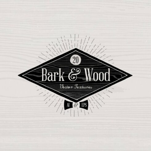 Bark & Wood Vector Textures cover image.