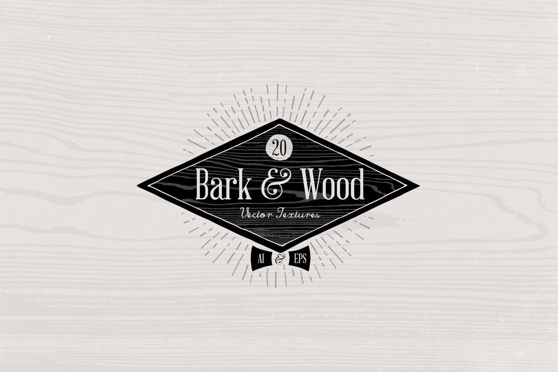 Bark & Wood Vector Textures cover image.