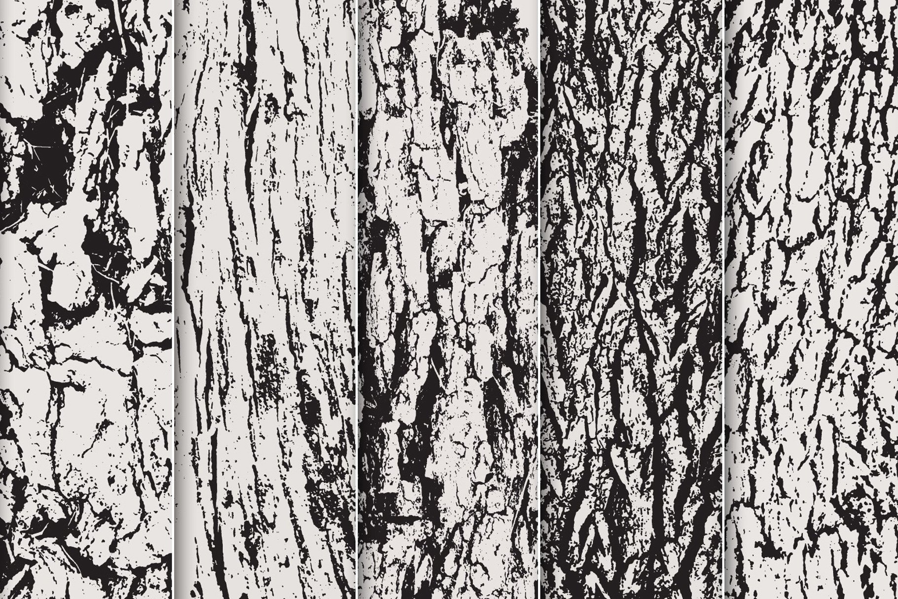 Bark & Wood Vector Textures preview image.