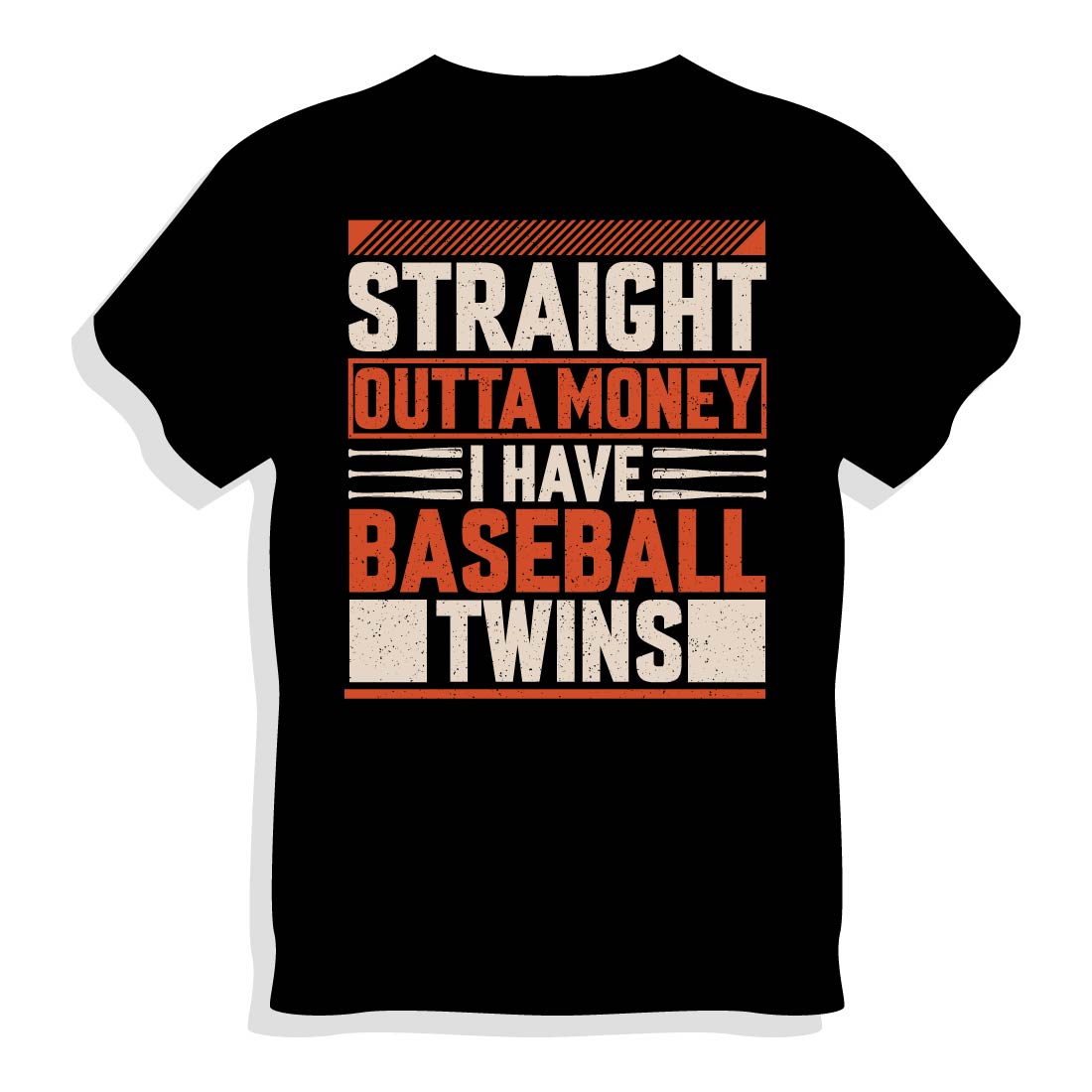 Baseball T-shirt Design cover image.