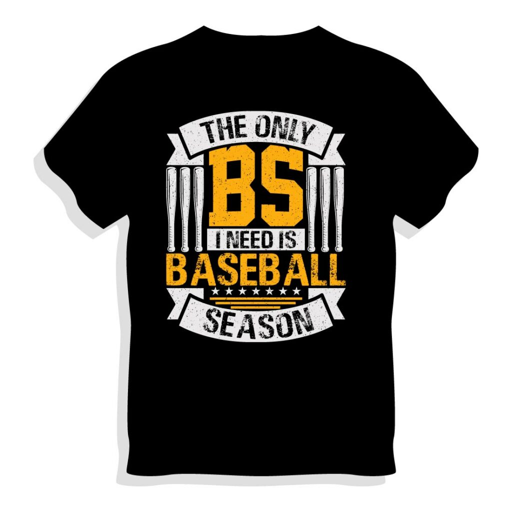 Tshirt with Baseball Design MasterBundles
