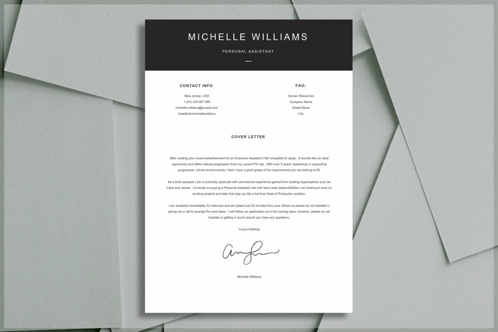 Basic Resume Template – MasterBundles