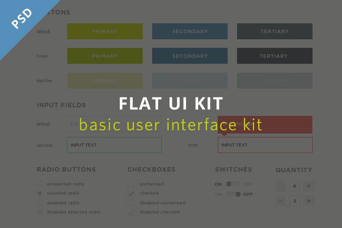 Basic UI Kit cover image.