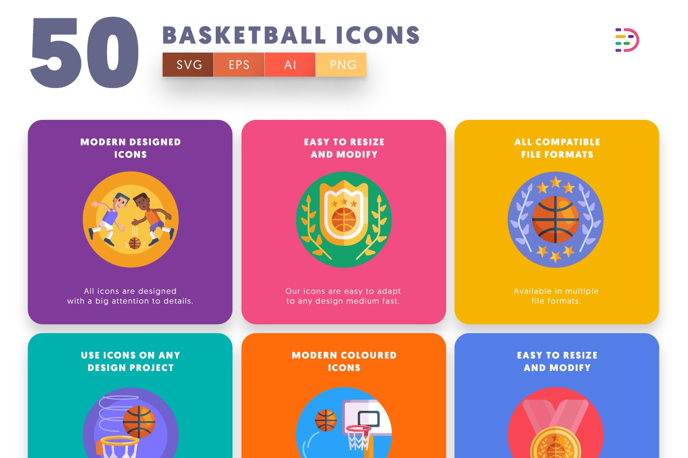 basketball icons cover 5 633