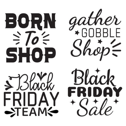 black friday svg bundle cover image.