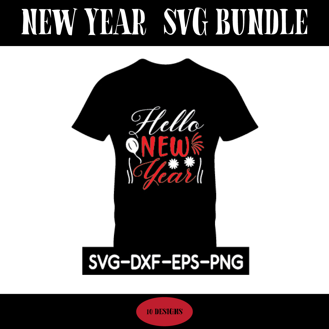new year svg bundle cover image.