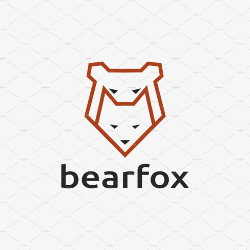 Abstract minimalist Bear Fox logo cover image.