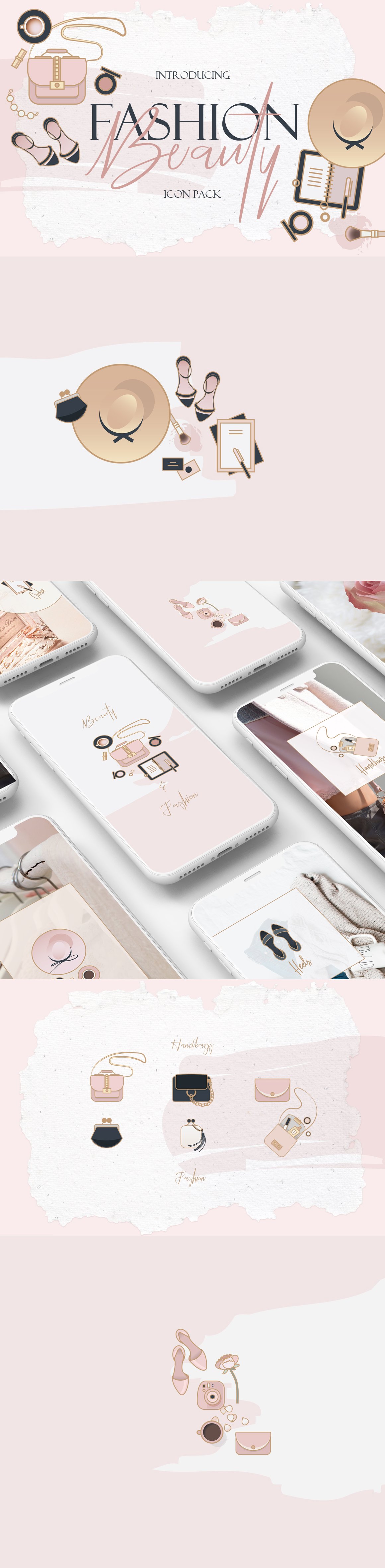 Beauty & Fashion Icon Pack cover image.