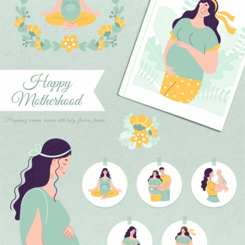 Happy pregnancy and motherhood cover image.
