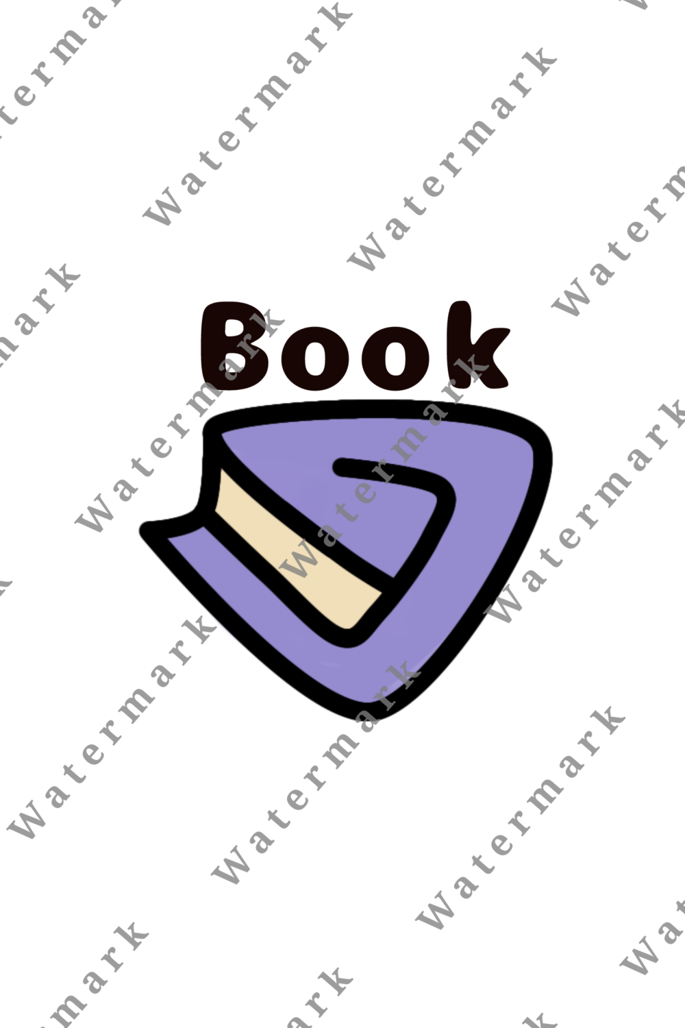 Book logo pinterest preview image.