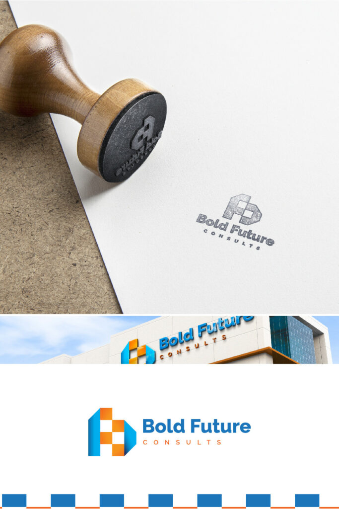 Bold Future Consults Logo Design[2 In 1 (F+C=b)] - MasterBundles