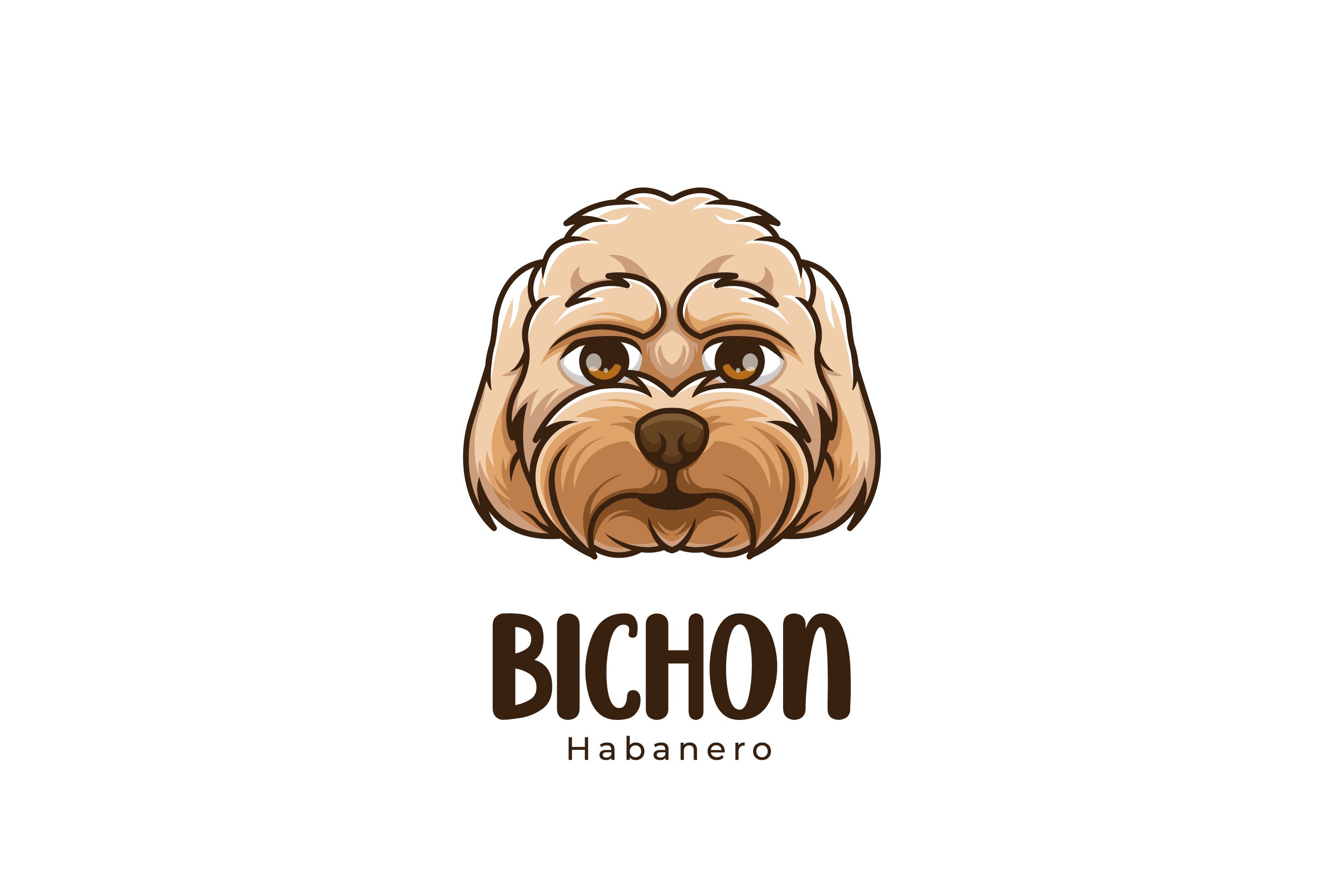 Bichon Habanero Cartoon Logo cover image.