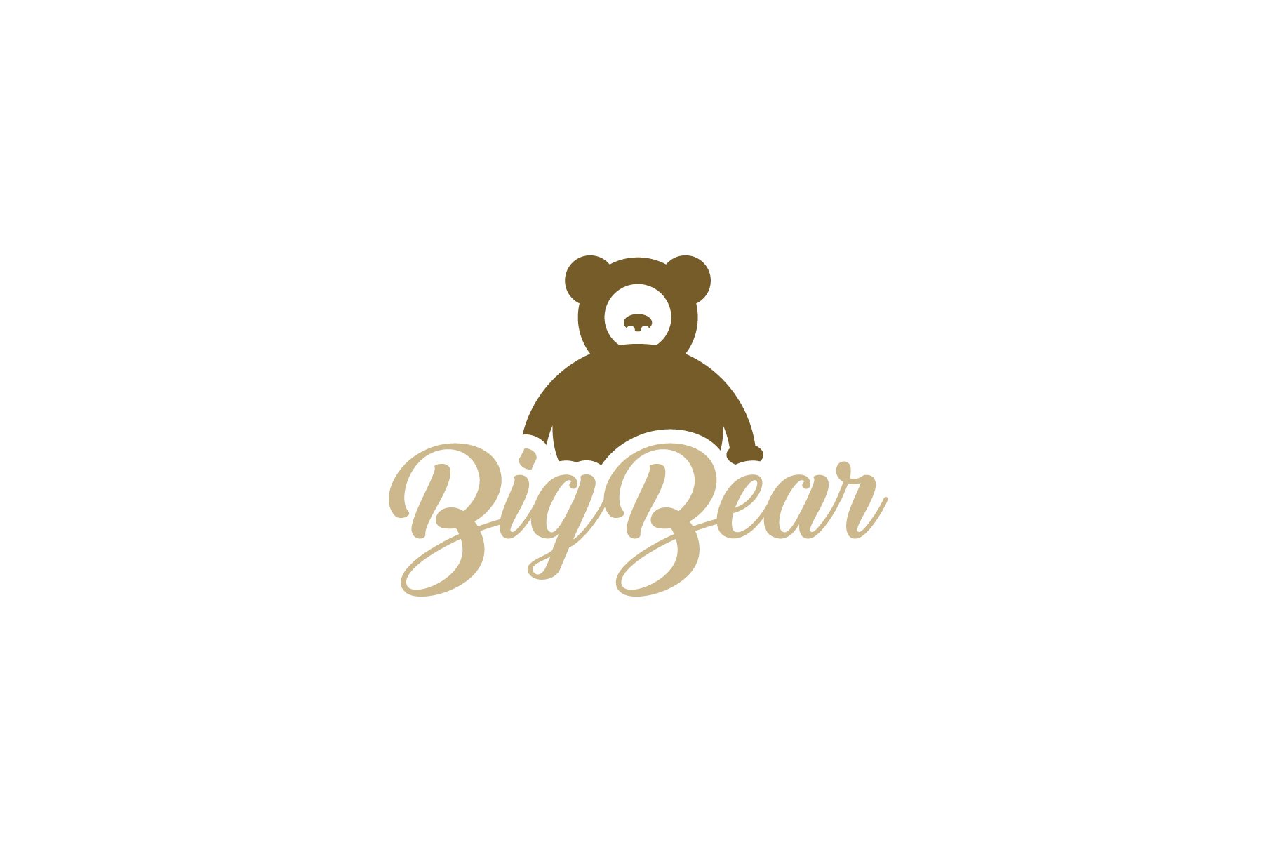 big bear character logo cover image.