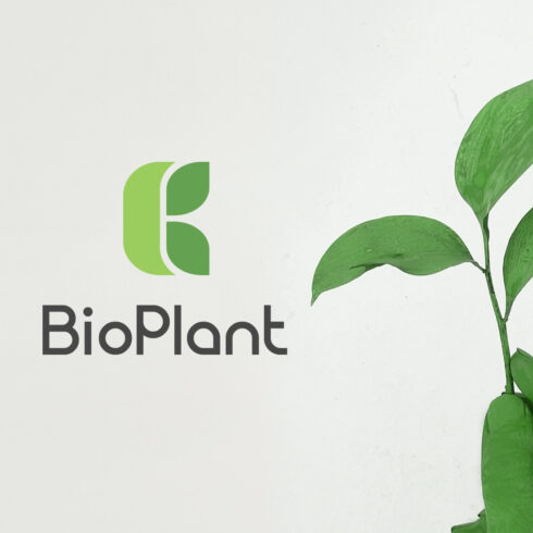 Bio plant agriculture botanical leaf logo cover image.