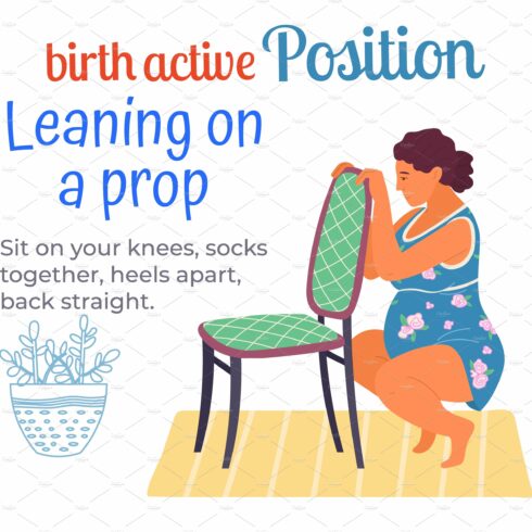 Birth position for pregnant woman cover image.