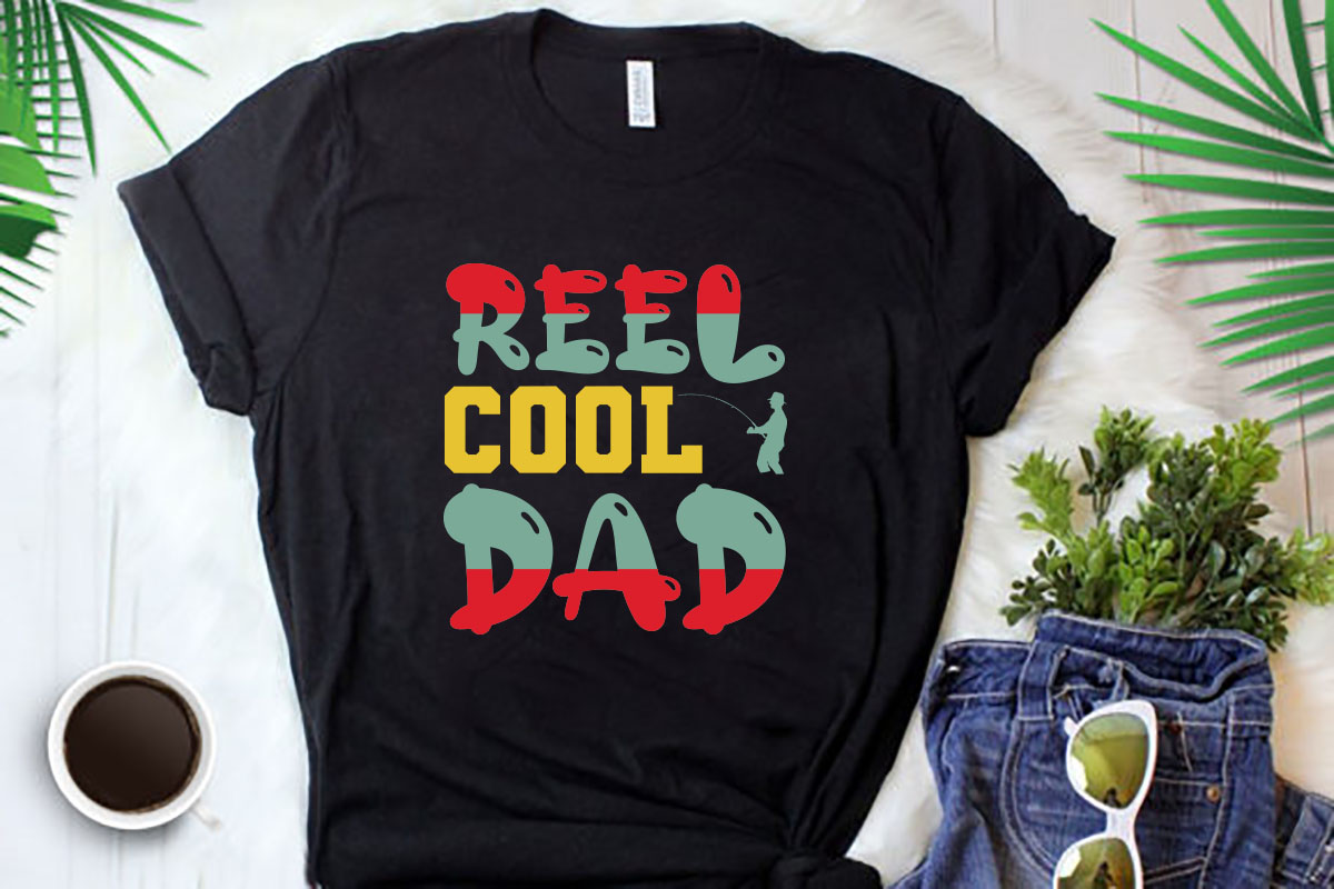 T - shirt with the words reed cool dad on it.