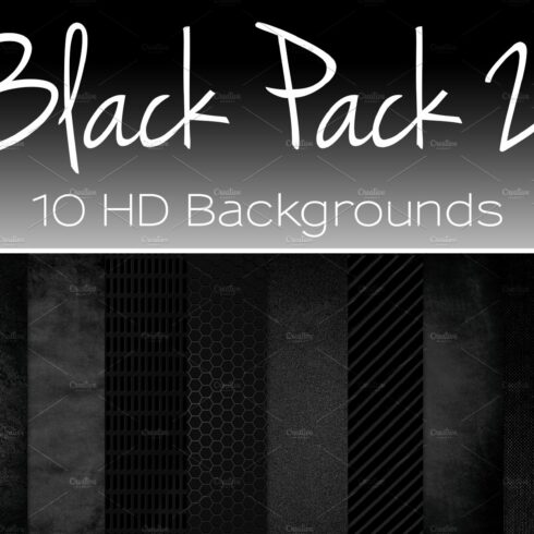 Black Pack 2 HD Texture Backgrounds cover image.