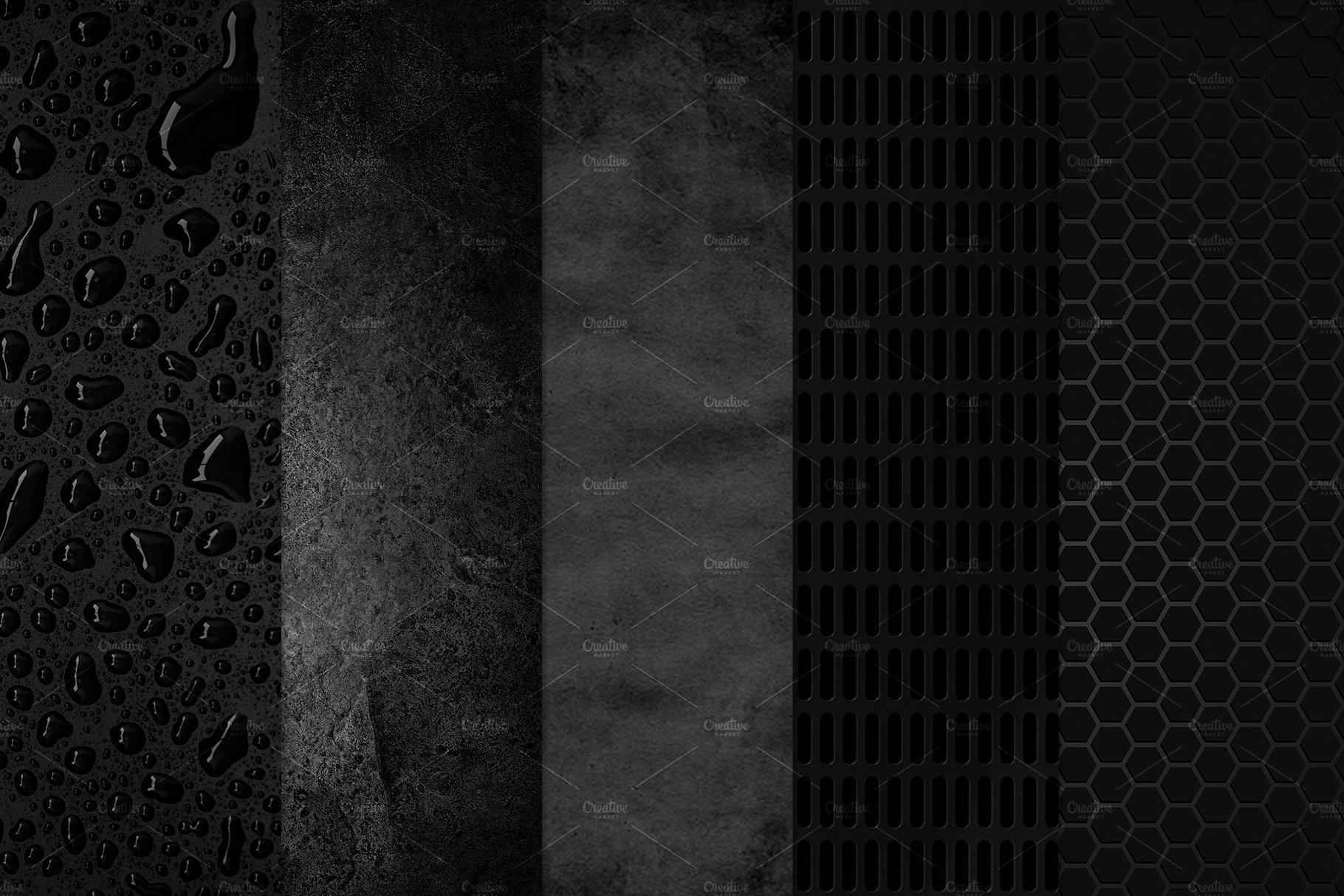 Black Pack 2 HD Texture Backgrounds preview image.
