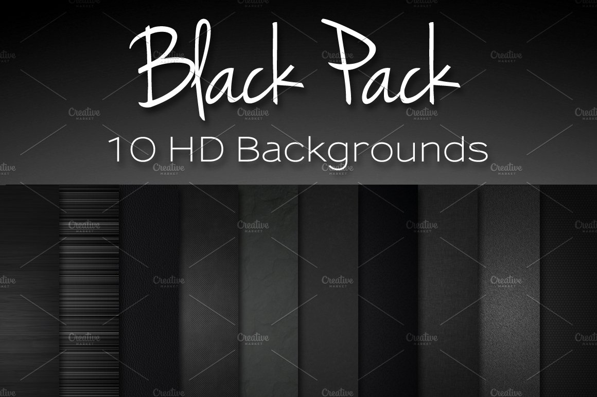Black Pack Textures cover image.