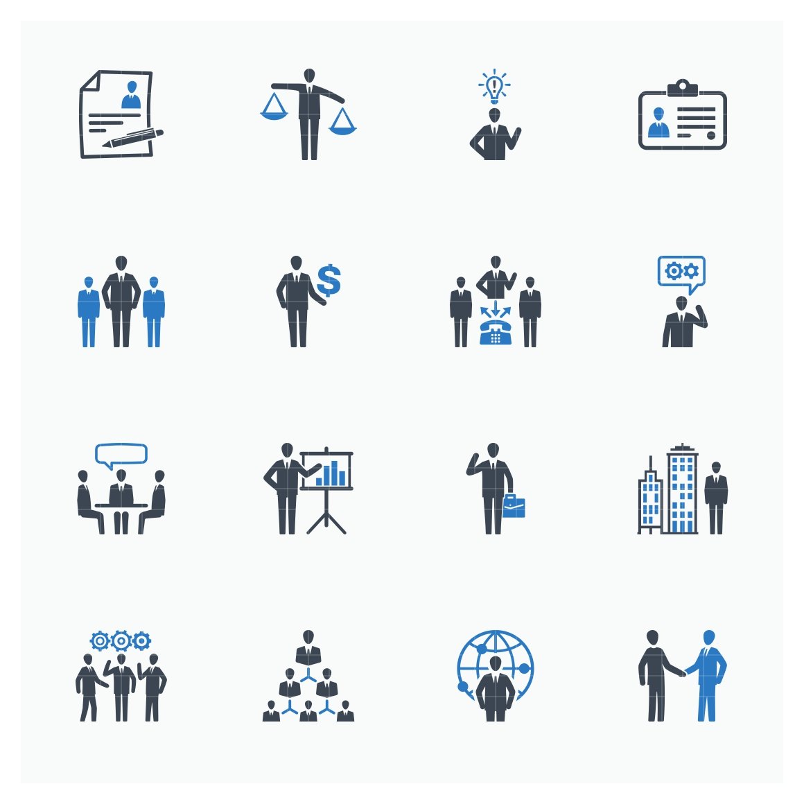 Business & Management Icons - Set 1 preview image.