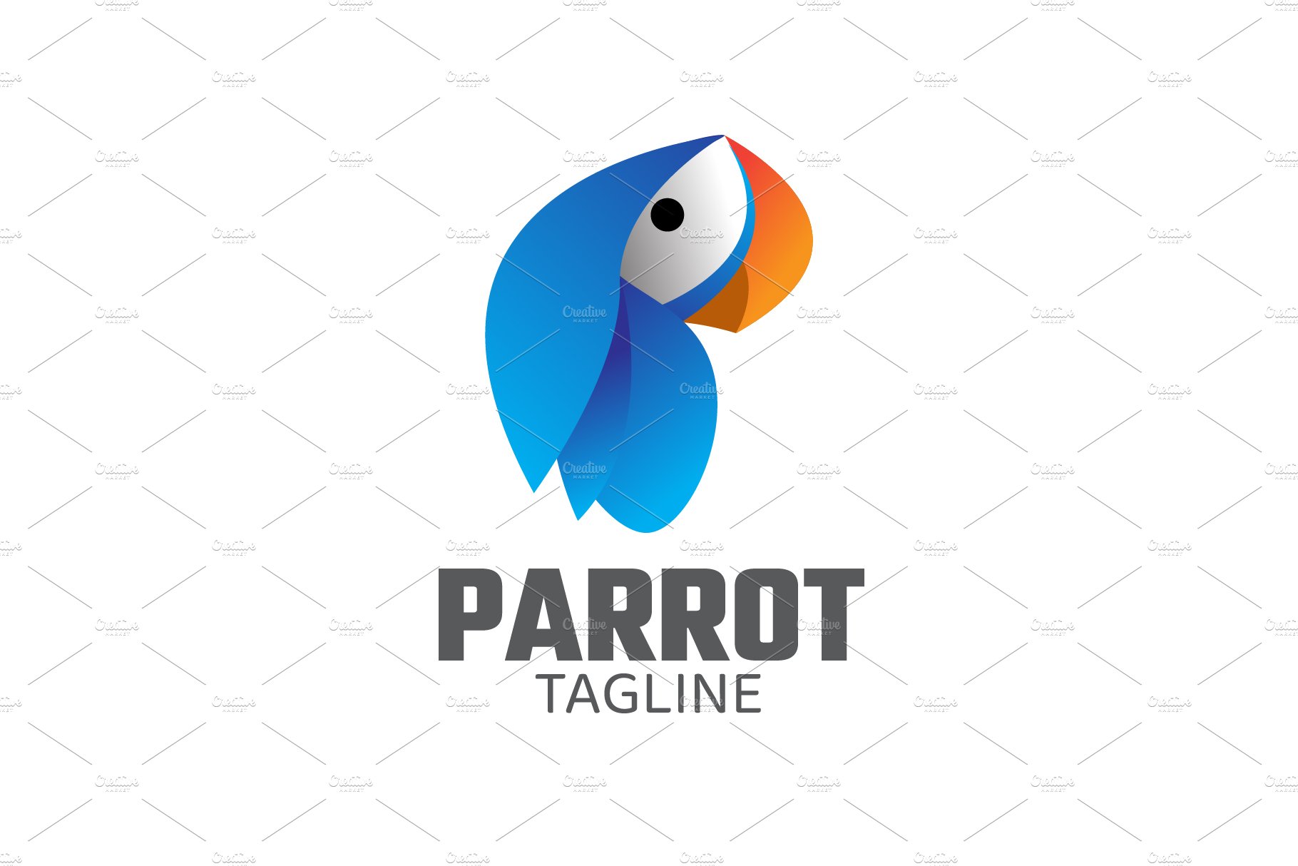 Modern business logo for companies shops etc vector image on VectorStock | Parrot  logo, Business logo, ? logo