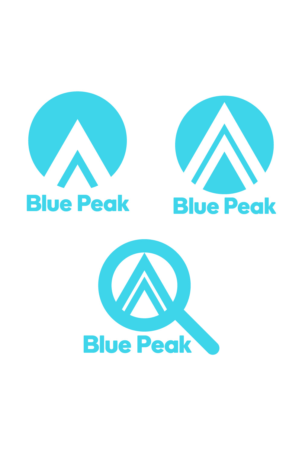 3 logo design concept for any outdoor company in only 8$ pinterest preview image.