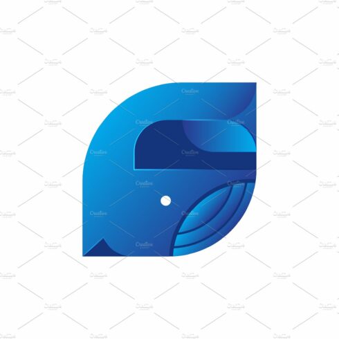 Blue whale illustration logo cover image.